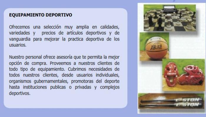 ARTICULOS DEPORTIVOS